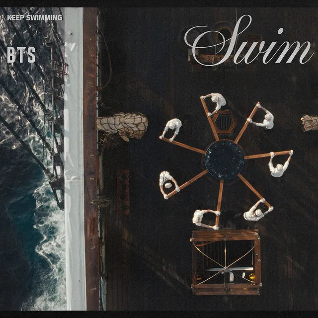 Music print | BTS - KEEP SWIMMING poster connecté