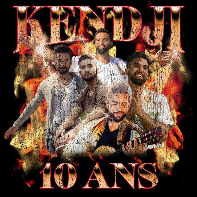 Music print | Kendji Girac - KENDJI, les incontournables - 10 ans poster connecté
