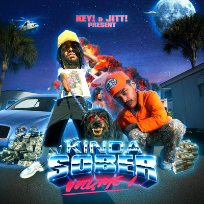 Music print | Yellow Trash Can & KEY! & Jitta On The Track - KINDA SOBER, Vol. 1