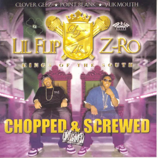 Music print | Lil' Flip & Z-Ro - Kings of the South (Screwed) poster connecté
