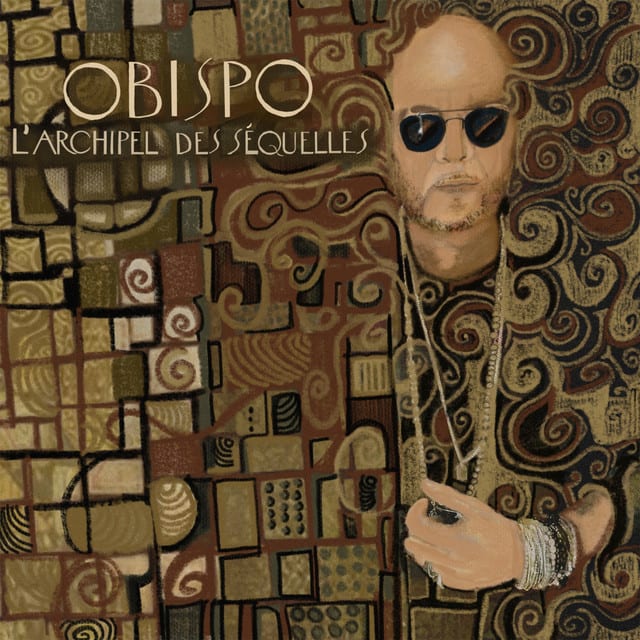 Music print | Pascal Obispo - L’archipel des séquelles poster connecté