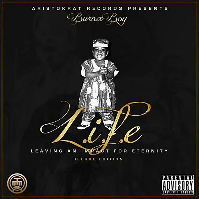 Music print | Burna Boy - L.I.F.E - Leaving an Impact for Eternity (Deluxe Edition) poster connecté