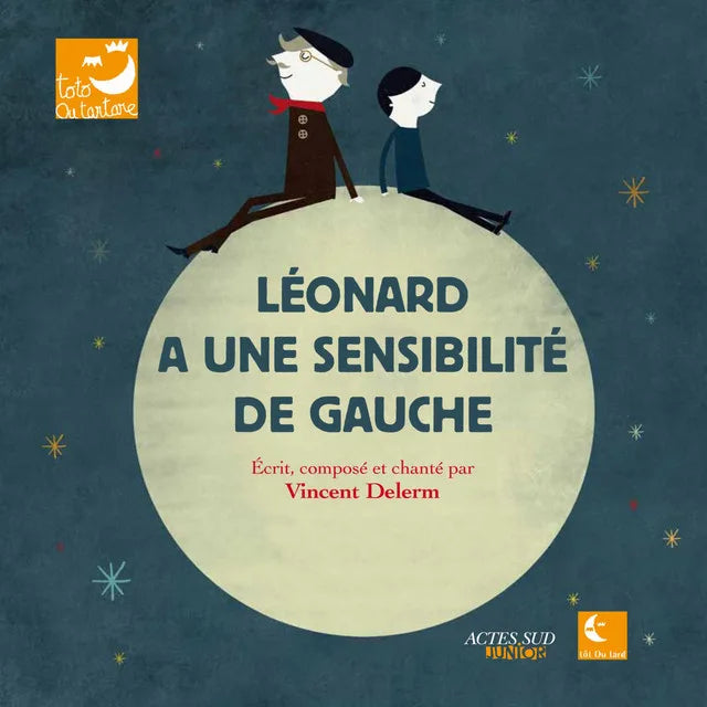 Music print | Vincent Delerm - Léonard a une sensibilité de gauche poster connecté
