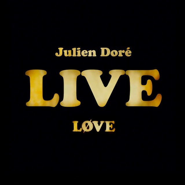 Music print | Julien Doré - Løve Live poster connecté