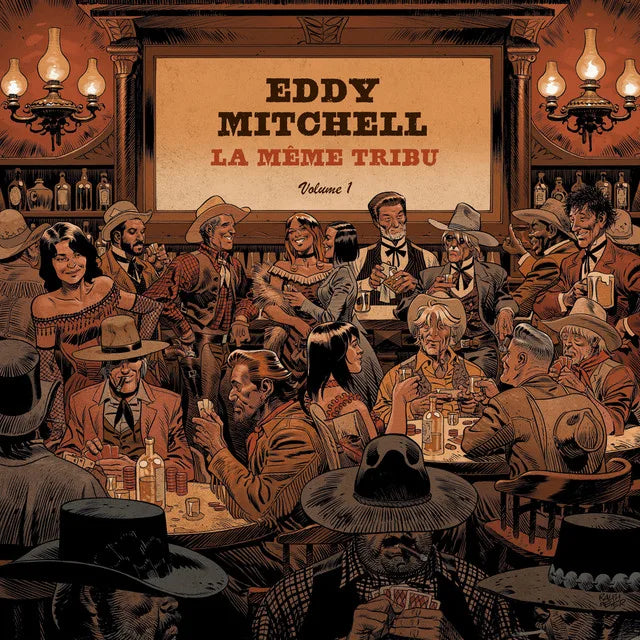 Music print | Eddy Mitchell - La même tribu (Vol. 1) poster connecté