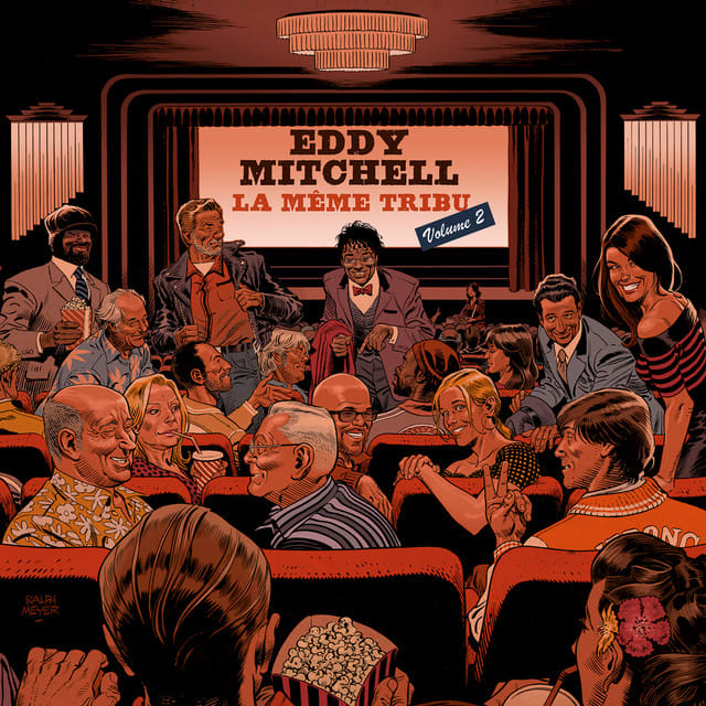 Music print | Eddy Mitchell - La même tribu (Vol. 2) poster connecté