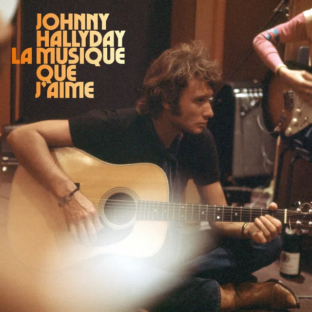 Music print | Johnny Hallyday - La musique que j'aime poster connecté