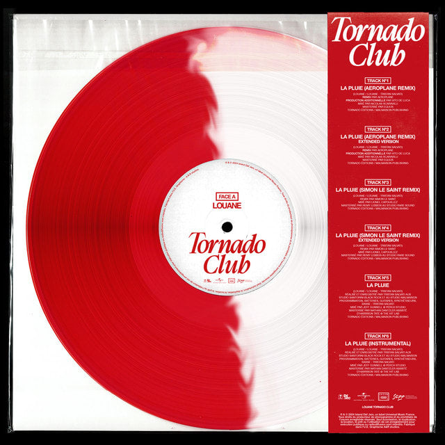 Music print | Louane - la pluie (Tornado Club) poster connecté
