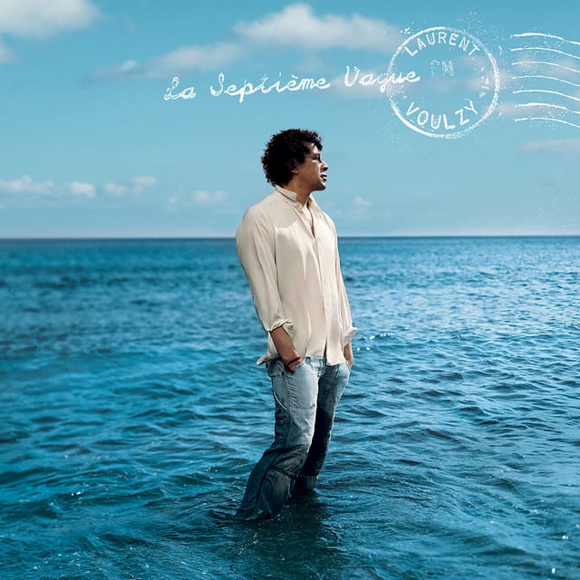 Music print | Laurent Voulzy - La septième vague poster connecté