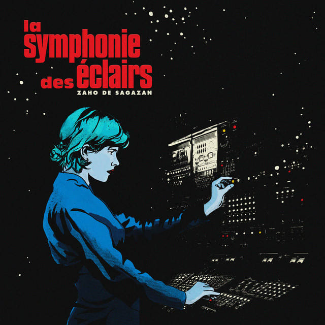 Music print | Zaho de Sagazan - La symphonie des éclairs poster connecté