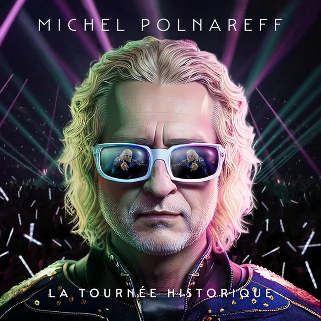 Music print | Michel Polnareff - La tournée historique (Live à l'Accor Arena, 2023) poster connecté