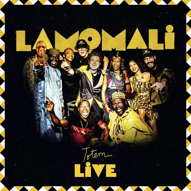 Music print | -M- & Fatoumata Diawara & Lamomali - Lamomali Totem Live poster connecté