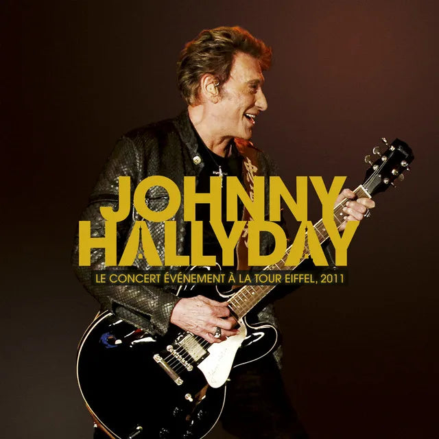 Music print | Johnny Hallyday - Le concert événement à la Tour Eiffel, 2011 poster connecté