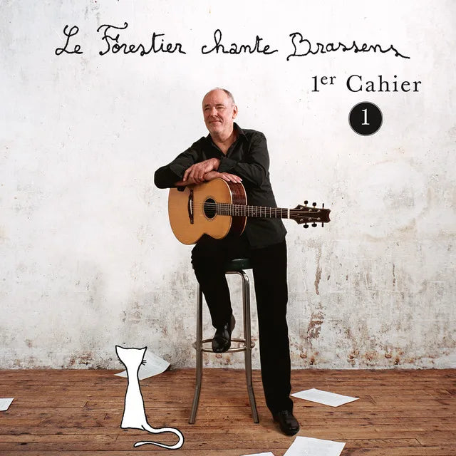 Music print | Maxime Le Forestier - Le Forestier chante Brassens Cahier 1 - Vol 1 (Live) poster connecté