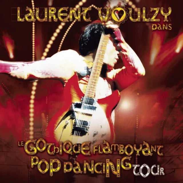 Music print | Laurent Voulzy - Le gothique flamboyant pop dancing tour poster connecté