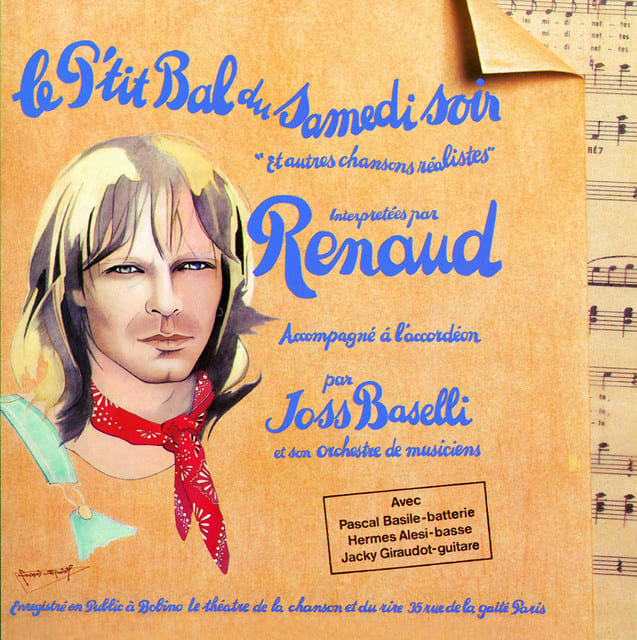 Music print | Renaud - Le P'tit Bal Du Samedi Soir poster connecté