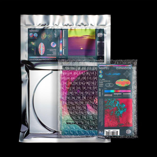 Music print | Nekfeu - Les étoiles vagabondes : expansion poster connecté