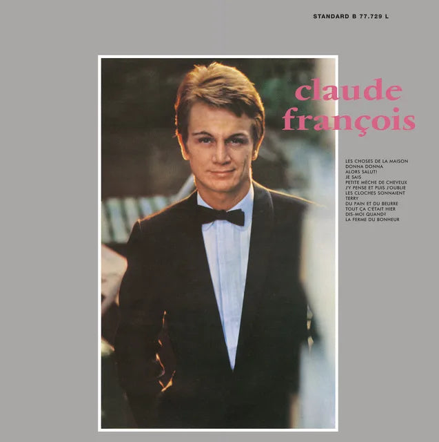 Music print | Claude François - Les choses de la maison poster connecté
