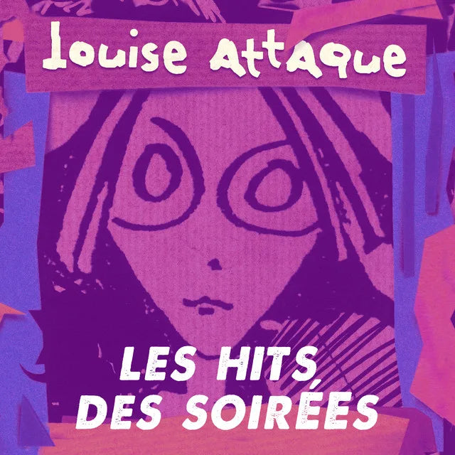 Music print | Louise Attaque - Les hits des soirées poster connecté