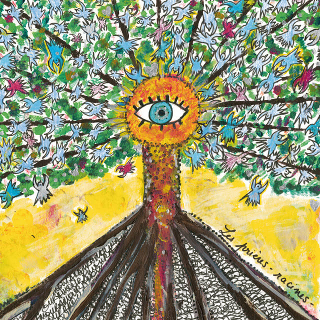 Music print | Barbara Pravi - Les prières - racines poster connecté