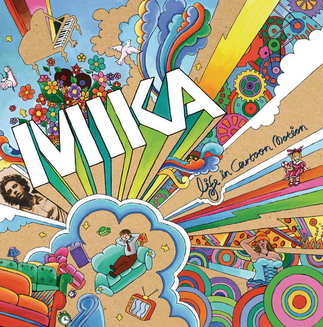 Music print | MIKA - Life In Cartoon Motion poster connecté