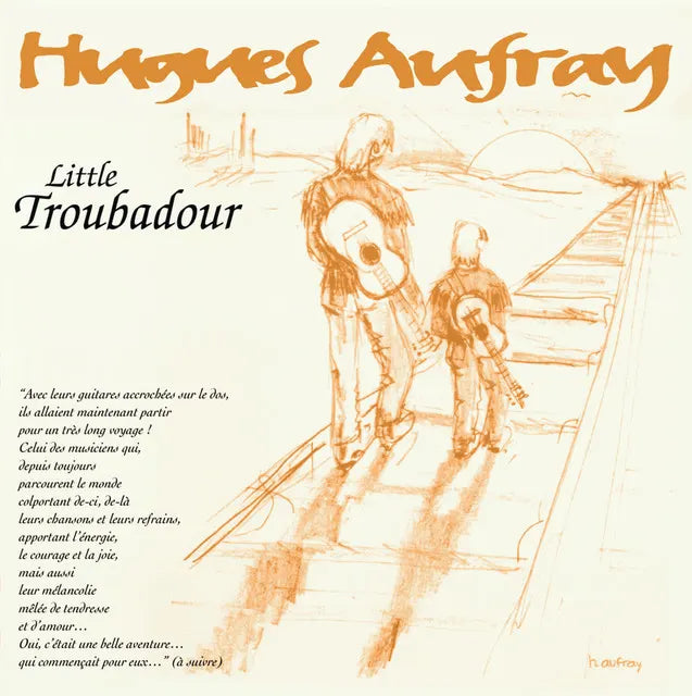 Music print | Hugues Aufray - Little Troubadour poster connecté