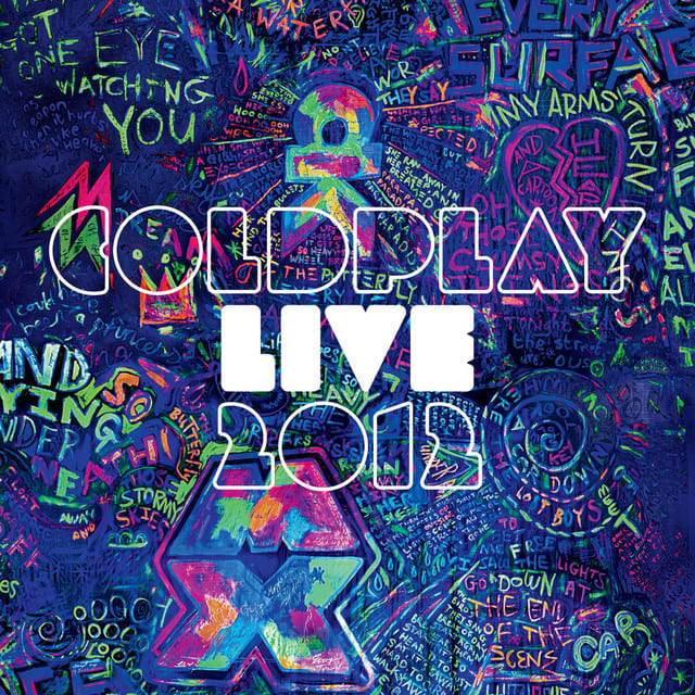 Music print | Coldplay - Live 2012 poster connecté