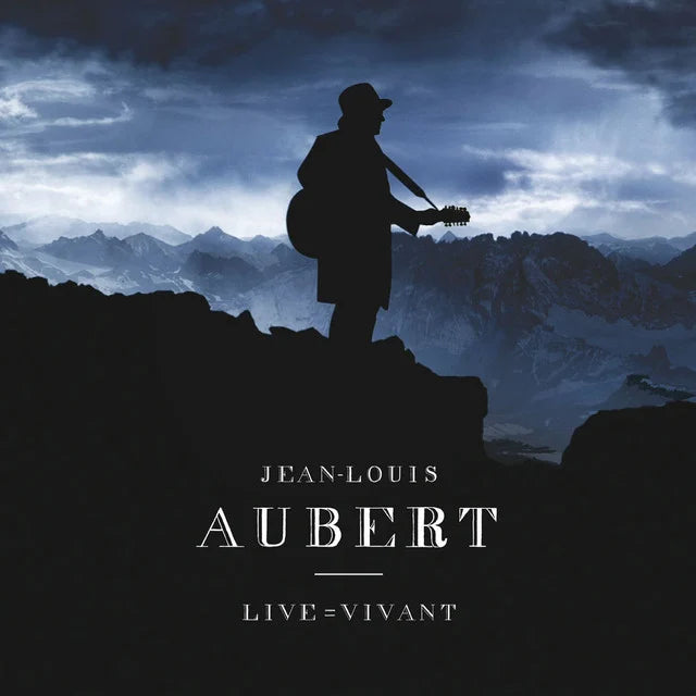 Music print | Jean-Louis Aubert - Live = Vivant poster connecté