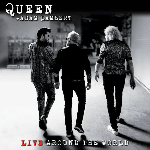 Music print | Queen & Adam Lambert - Live Around The World (Deluxe) poster connecté