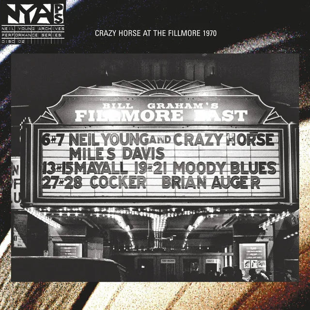 Music print | Neil Young & Crazy Horse - Live at the Fillmore East 1970 poster connecté