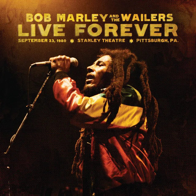 Music print | Bob Marley & The Wailers - Live Forever: The Stanley Theatre, Pittsburgh, PA, 9/23/1980 poster connecté