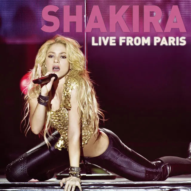 Music print | Shakira - Live From Paris poster connecté