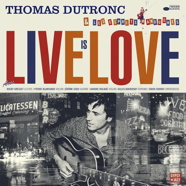 Music print | Thomas Dutronc - Live Is Love poster connecté