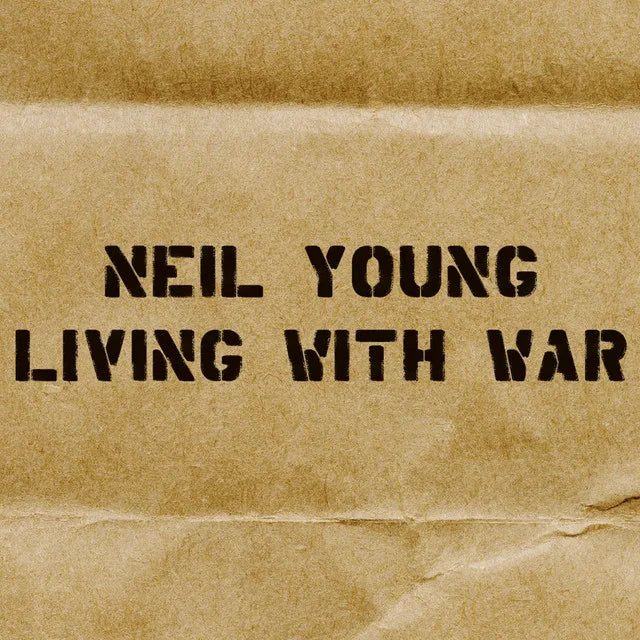 Music print | Neil Young - Living with War poster connecté
