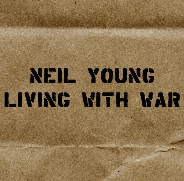 Music print | Neil Young - Living with War - In the Beginning poster connecté