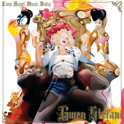 Music print | Gwen Stefani - Love. Angel. Music. Baby.