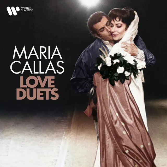 Music print | Maria Callas & Gaetano Donizetti & Giacomo Puccini & Gioachino Rossini & Giuseppe Verdi & Pietro Mascagni & Ruggero Leoncavallo & Vincenzo Bellini - Love Duets poster connecté