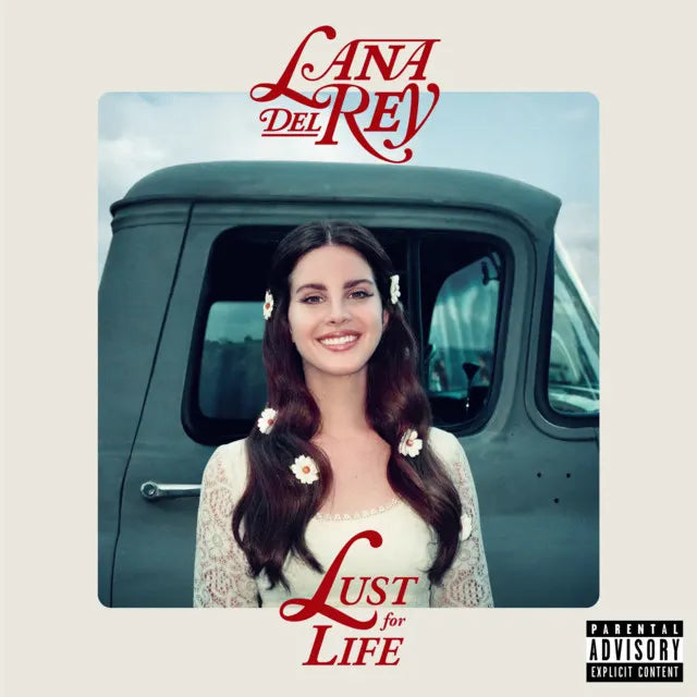 Affiche de l'album Lust For Life de Lana Del Rey, poster connecté NFC 30 × 30 cm