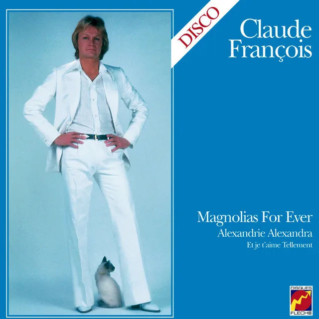 Music print | Claude François - Magnolias for Ever poster connecté