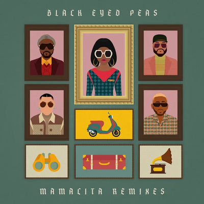 Music print | Black Eyed Peas & Ozuna & J. Rey Soul - MAMACITA – The Remixes