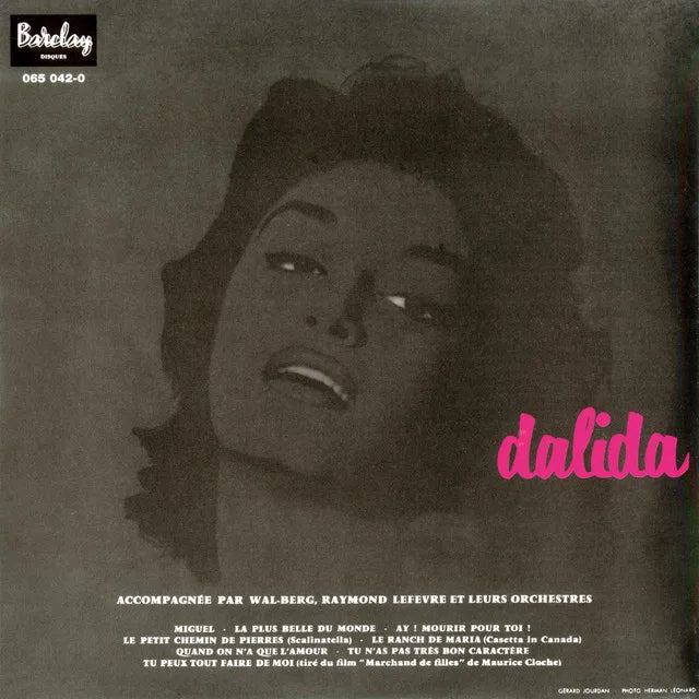 Music print | Dalida - Maman, la plus belle du monde poster connecté