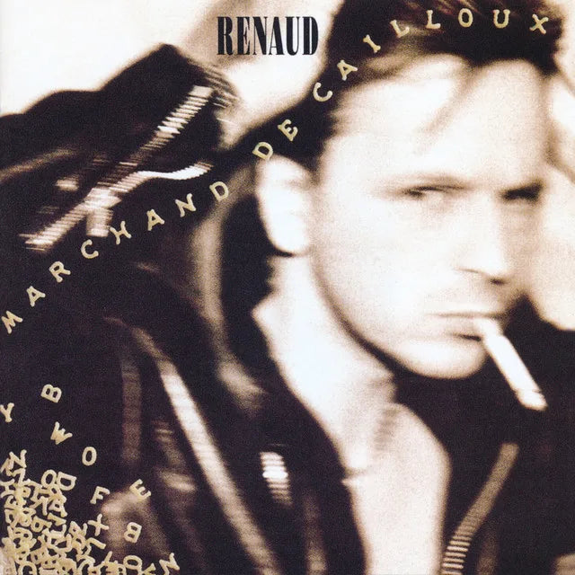 Music print | Renaud - Marchand de cailloux poster connecté