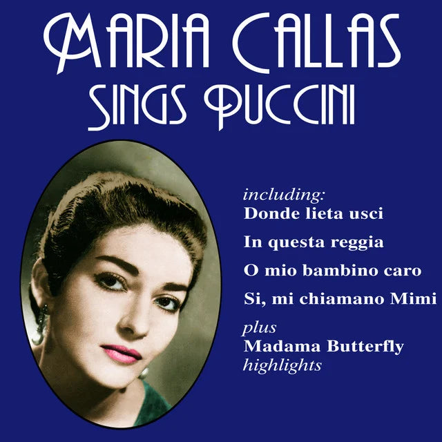 Music print | Maria Callas - Maria Callas Sings Puccini poster connecté