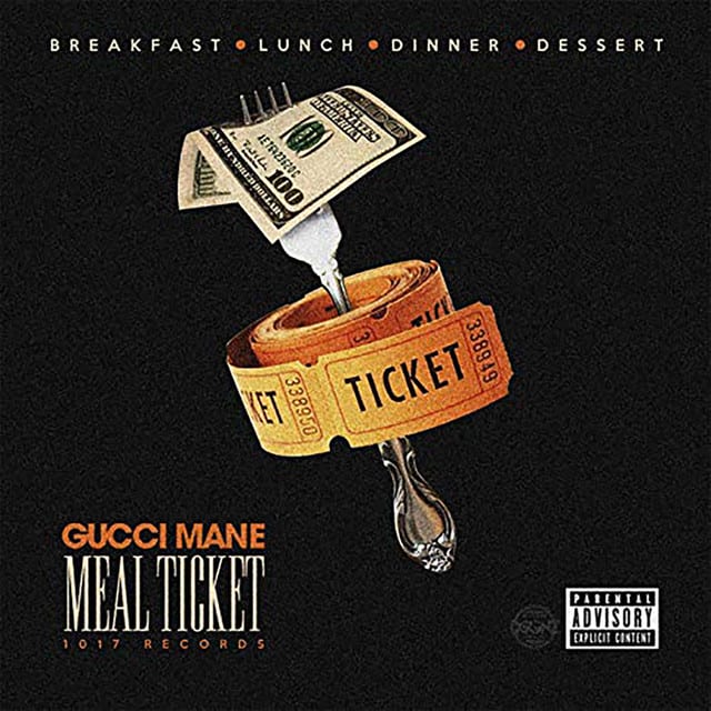 Music print | Gucci Mane - Meal Ticket poster connecté