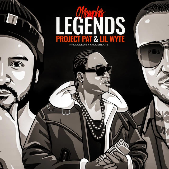 Music print | Project Pat & Lil Wyte & Kholebeatz - Memphis Legends poster connecté