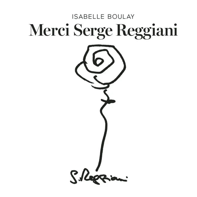 Music print | Isabelle Boulay - Merci Serge Reggiani poster connecté
