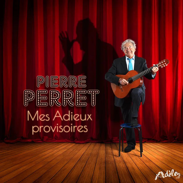Music print | Pierre Perret - Mes adieux provisoires poster connecté