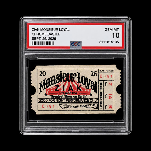 Music print | Ziak - MONSIEUR LOYAL poster connecté