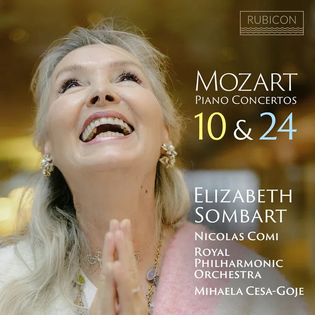 Music print | Wolfgang Amadeus Mozart & Elizabeth Sombart & Nicolas Comi & Royal Philharmonic Orchestra & Mihaela Cesa-Goje - Mozart: Piano Concertos 10 & 24 poster connecté