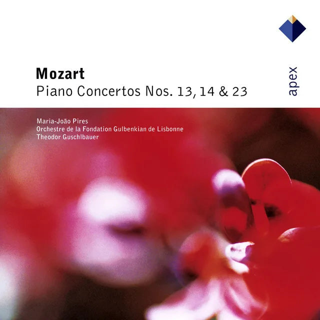 Music print | Wolfgang Amadeus Mozart & Maria João Pires & Theodor Guschlbauer & Gulbenkian Orchestra - Mozart: Piano Concertos Nos. 13, 14 & 23 poster connecté